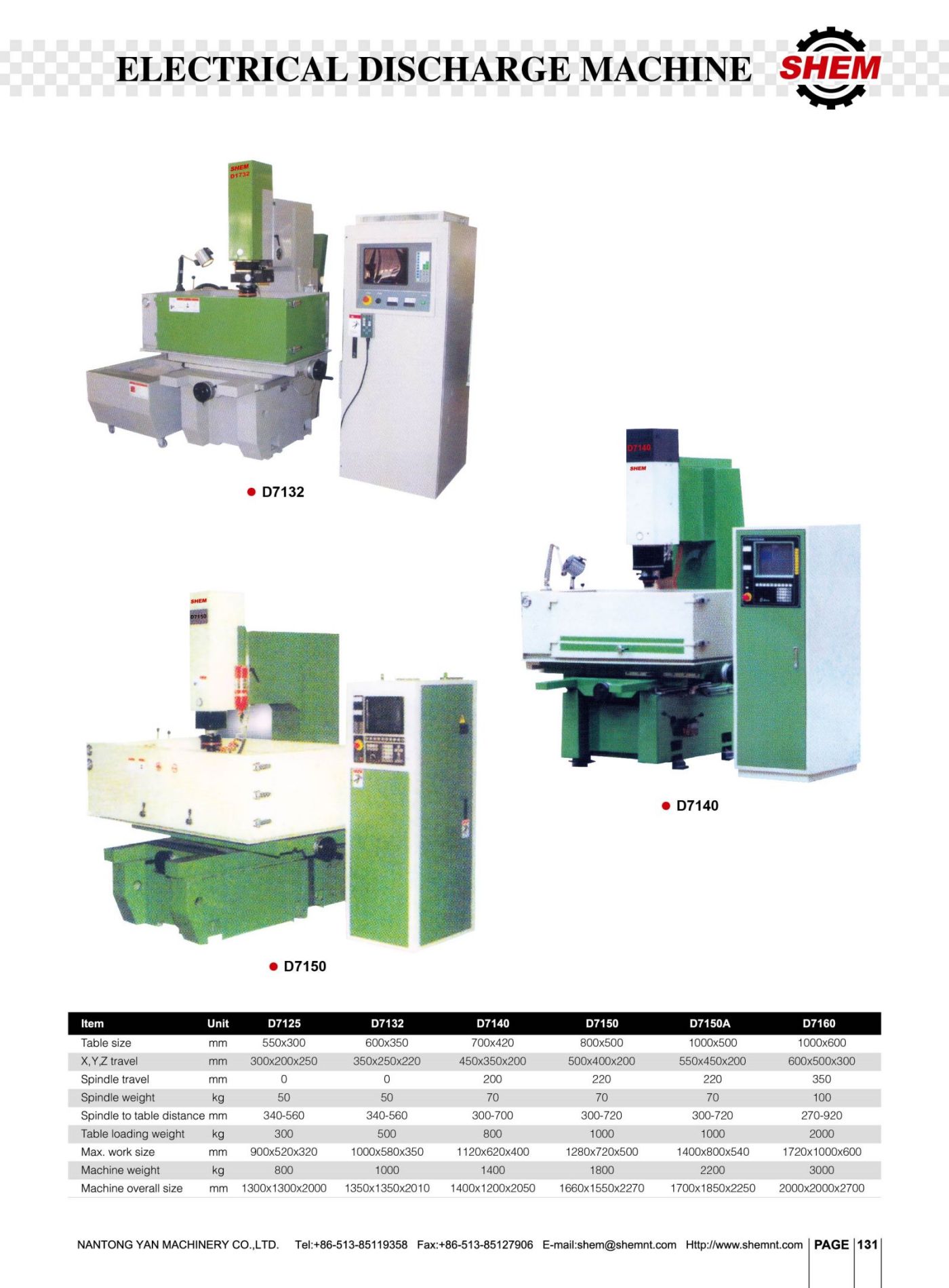 P131 ELECTRICAL DISCHARGE MACHINE